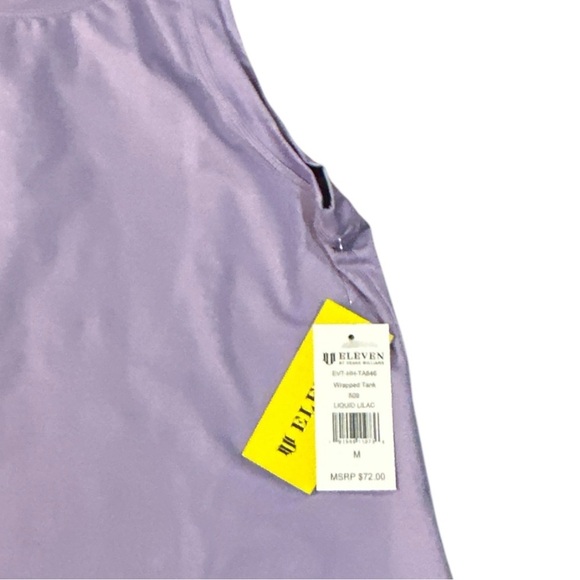 EleVen by Venus Williams Wrapped Tank M NWT | Liquid Lilac Racerback - Picture 8 of 8